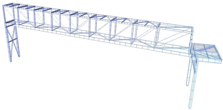 3-D Finite Element Model of the bridge