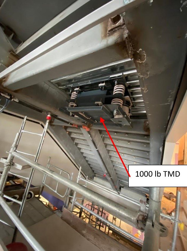 Stair with TMD